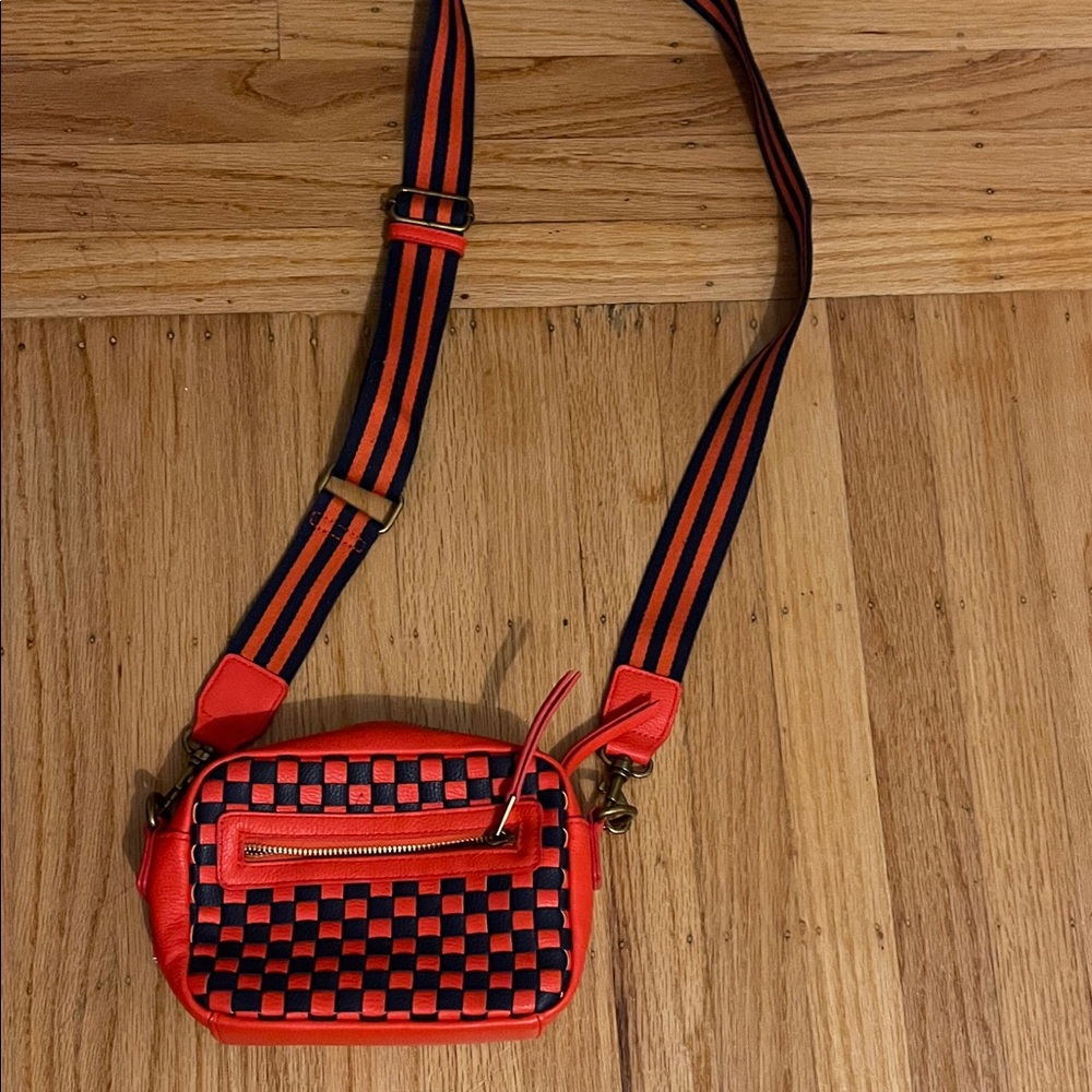 Universal Thread Red and Black Checkered Crossbody Bag